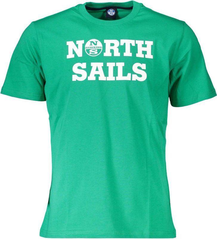 North Sails - Graphic Tee - Groen - T-shirt - Korte Mouwen - Ronde Hals