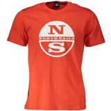 North Sails - T-shirt - Rood - Katoen