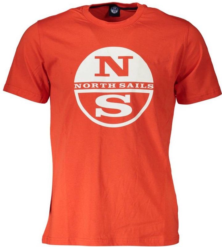 North Sails - T-shirt - Rood - Katoen
