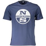 North Sails - Logo Short Sleeve Tee - T-shirt - Blauw