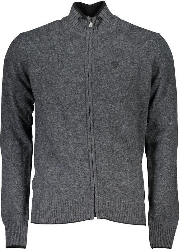 Classic Fit - Cardigan - Grijs - Met Rits - Duurzaam Gemaakt