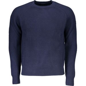 North Sails - Blauwe Katoenen Trui - Heren