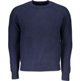 North Sails - Blauwe Katoenen Trui - Heren