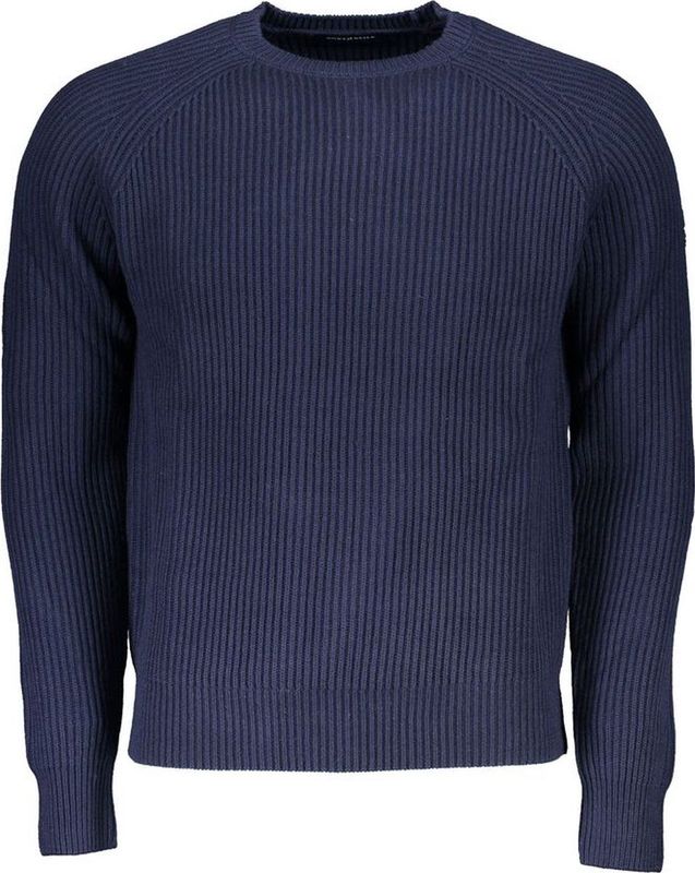 North Sails - Blauwe Katoenen Trui - Heren