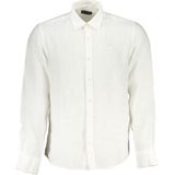 Linnen Overhemd - Wit - Classic Fit - Lange Mouwen