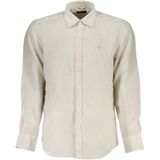 North Sails - Overhemd - Beige - Linnen - Heren
