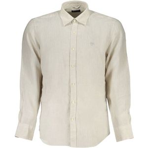 North Sails - Overhemd - Beige - Linnen - Heren