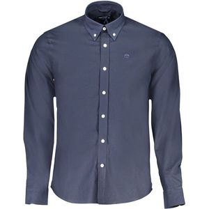 Oxford - Shirt - Blauw - Lange Mouwen - Regular Fit