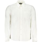 Longsleeve - Wit - Oxford Shirt - Katoen - Regular Fit - Button-down Kraag