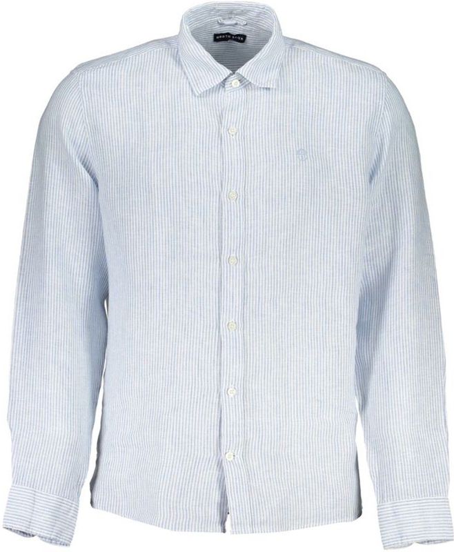 North Sails - Overhemd - Lichtblauw - Linnen