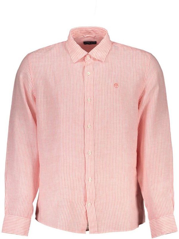 North Sails - Overhemd - Roze - Katoen - Lange Mouwen