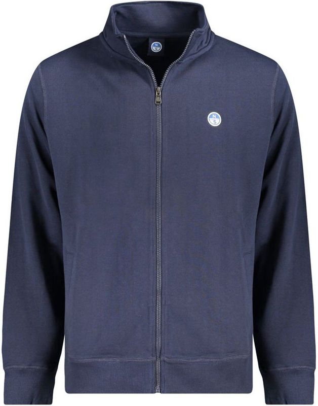 North Sails - Sweatshirt met Lange Mouwen - Blauw - Katoen