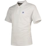 North Sails - 692451 - Poloshirt - Wit - Korte Mouwen - Biologisch Katoen - Duurzaam