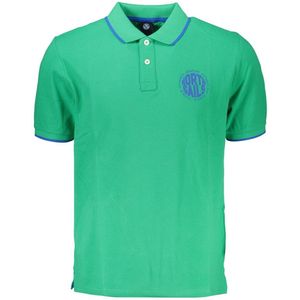 North Sails - Groen Katoenen Poloshirt - Heren - Met Print