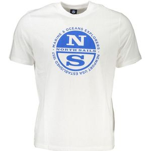 T-shirt - Wit - NSCircle Logo Tee
