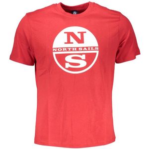 North Sails - T-shirt - Zwart - Korte Mouwen - Printontwerp