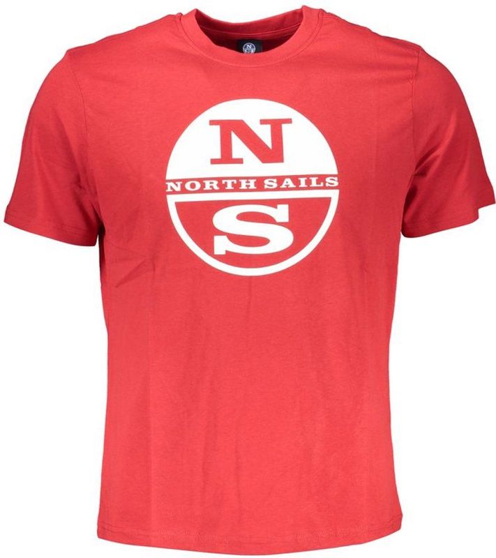 North Sails - T-shirt - Zwart - Korte Mouwen - Printontwerp