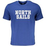 North Sails - Heren T-shirt - Korte Mouwen - Ronde Hals - Printontwerp - Logo