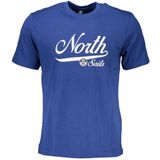 North Sails - Script Logo Tee - T-shirt - Blauw