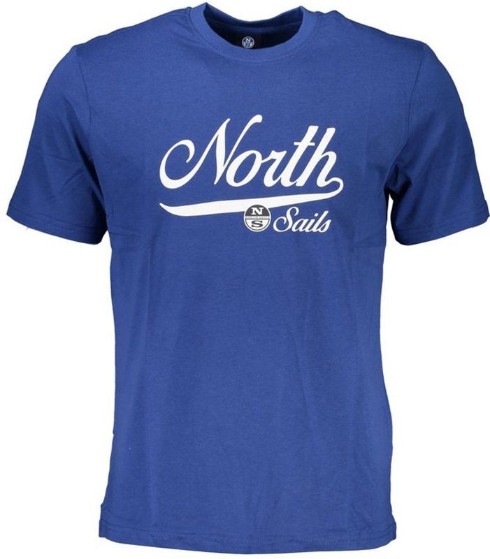 North Sails - Script Logo Tee - T-shirt - Blauw