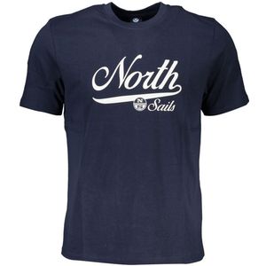 T-shirts - Blauw - Korte Mouwen - Script Logo