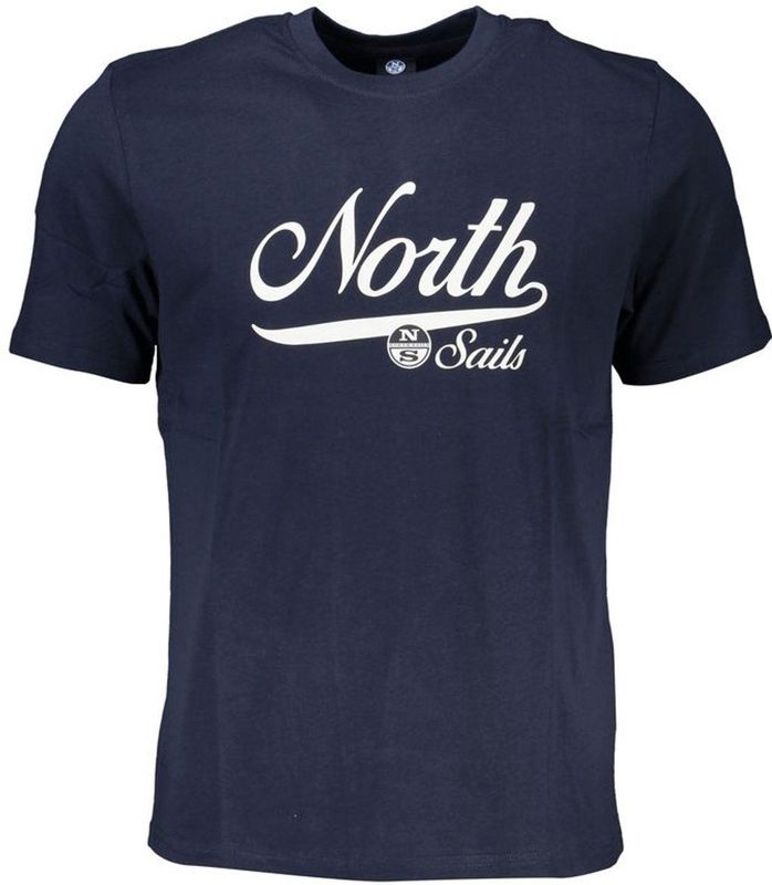 T-shirts - Blauw - Korte Mouwen - Script Logo