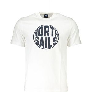 T-shirts - Wit - Circle Logo Tee - Korte Mouwen - Crew Neck