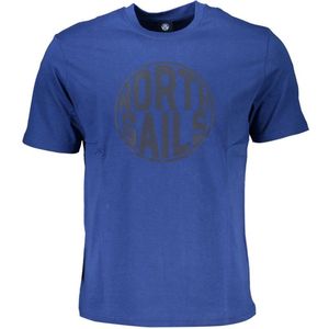 North Sails - Circle Logo T-shirt - Wit - 100% Katoen