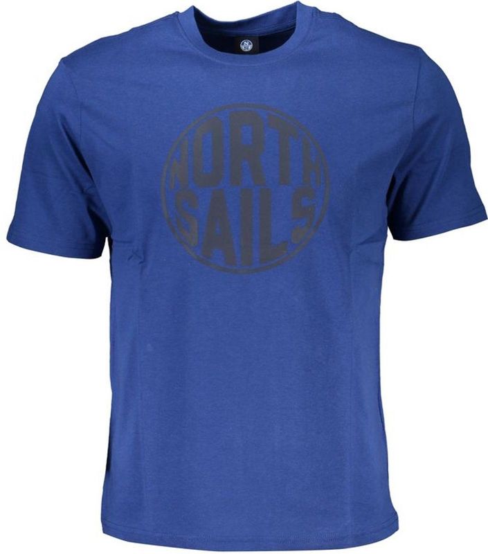 North Sails - Circle Logo T-shirt - Wit - 100% Katoen