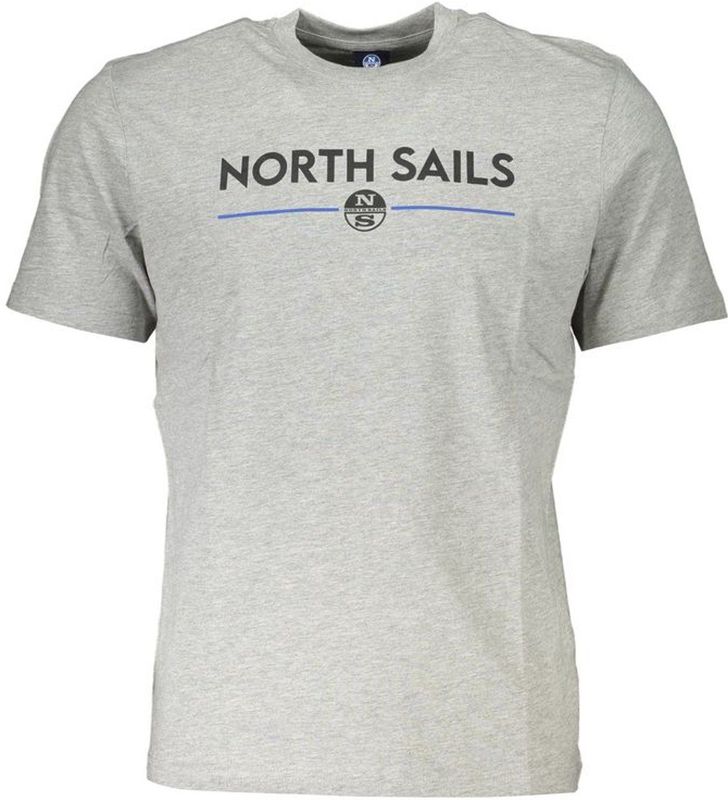 North Sails - T-shirt - Grijs - Katoen - Heren