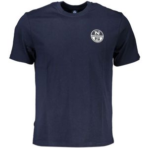 North Sails - Heren T-shirt - Korte Mouwen - Ronde Halslijn - Printontwerp - Logo
