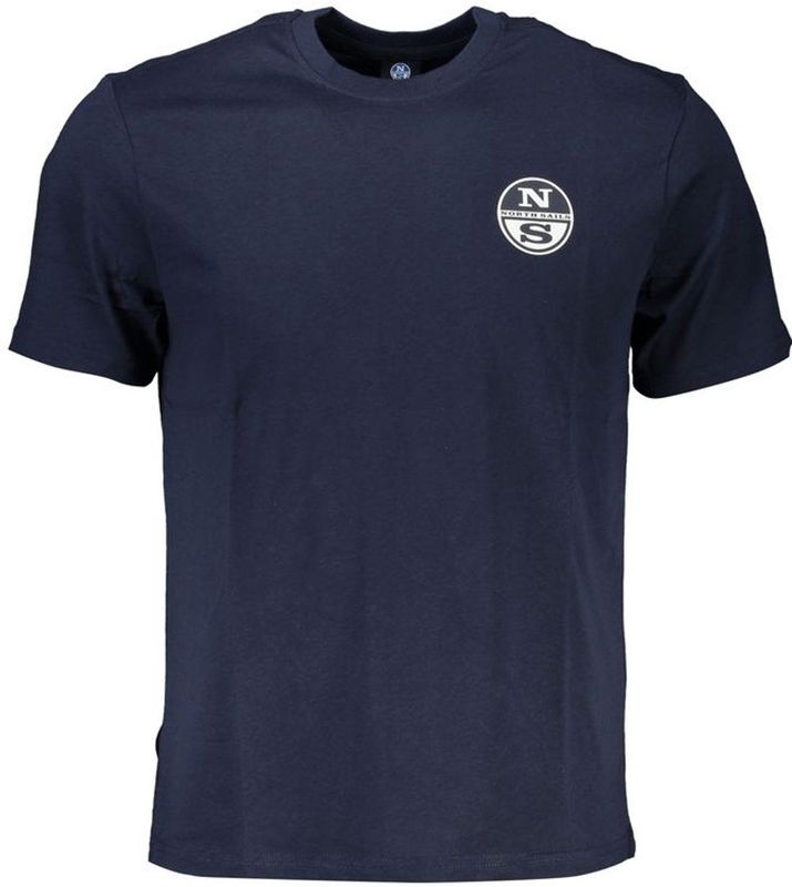 North Sails - Heren T-shirt - Korte Mouwen - Ronde Halslijn - Printontwerp - Logo