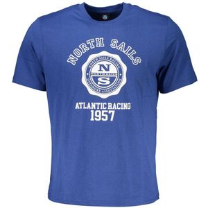 North Sails, Heren, Tops, Blauw, Maat: S Katoen,