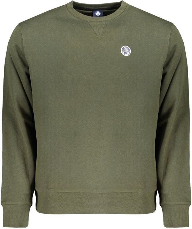 North Sails, Heren, Sweatshirts & Hoodies, Groen, Maat: M Katoen,