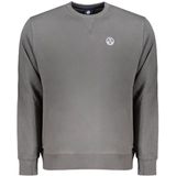 Sweater - Grijs - Casual Crew Neck - Katoen - Lange Mouwen