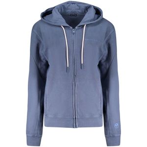 North Sails - Cropped Zip Hoodie - Blauw - Dames Sweater