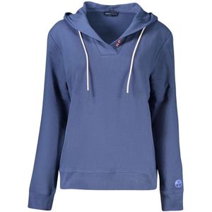 North Sails - Hooded Sweatshirt - Blauw - Relaxed Fit - Dames