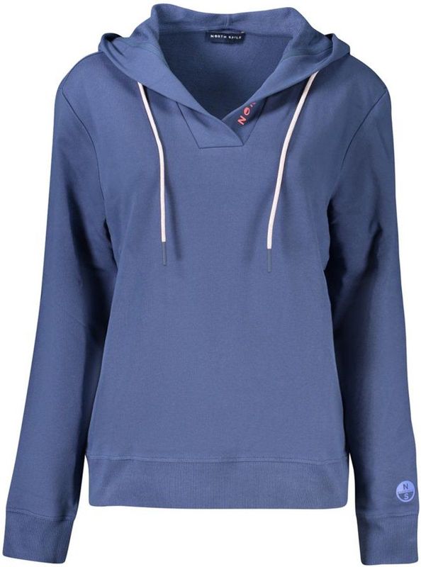 North Sails - Hooded Sweatshirt - Blauw - Relaxed Fit - Dames