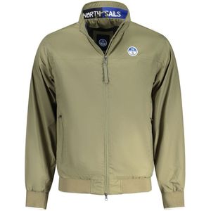 North Sails - Zip Sweater - Militair Groen - Heren - Biologisch Katoen