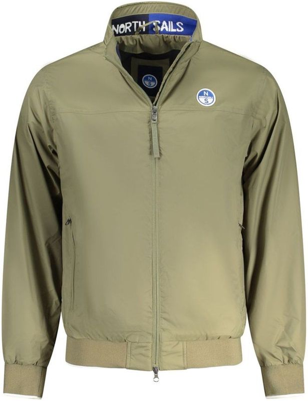 North Sails - Zip Sweater - Militair Groen - Heren - Biologisch Katoen