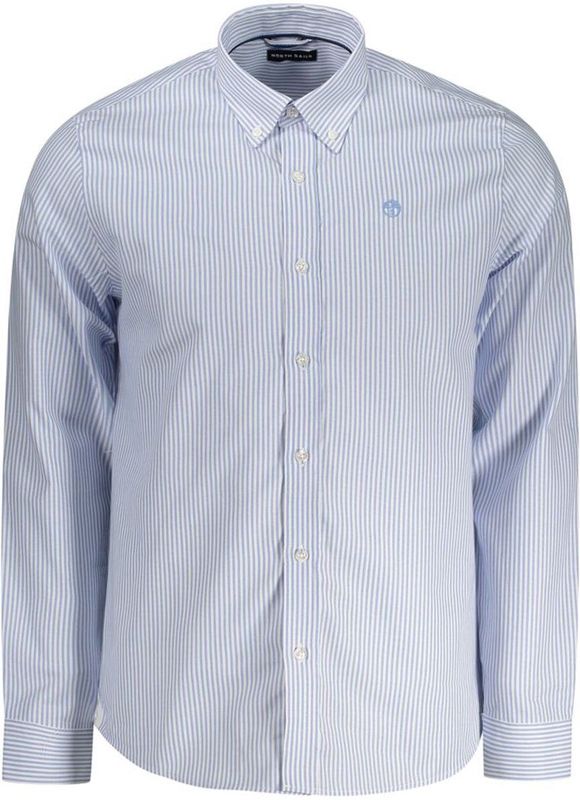 North Sails - Katoen Shirt - Lichtblauw - Overhemden
