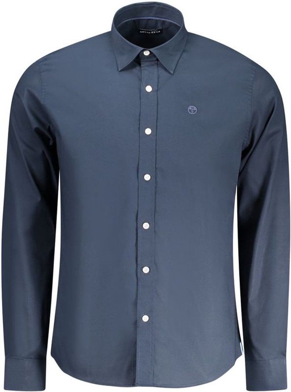 North Sails - Long Sleeve Shirt - Blauw - Katoen