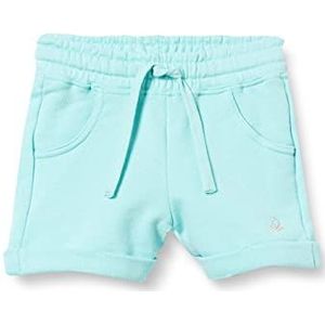 United Colors of Benetton (Z6ERJ) Shorts voor meisjes 0-24, turquoise 0Z8, 12 Maanden
