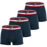 Fila - Boxershorts - Verpakking van 4 - Zacht Stretchkatoen