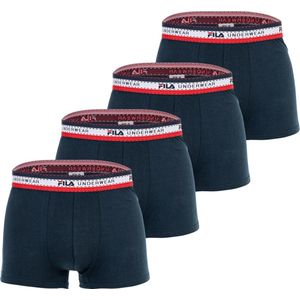 Fila - Boxershorts - Verpakking van 4 - Zacht Stretchkatoen