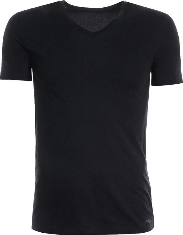 Fila - Undershirt V-Neck - Ondershirt Zwart - Zwart