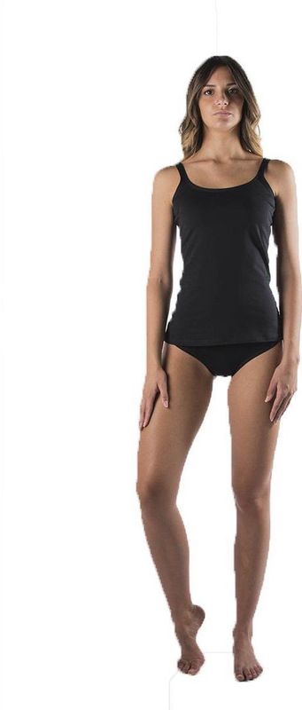 Onderhemd - Dames - Wit - Katoen/Elastaan