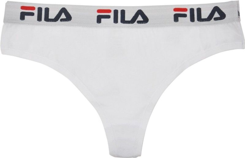 Fila - FU6061 - Sportondergoed - Wit - Dames String met Elastische Tailleband