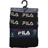 Fila - Boxershorts - Set van 2 - Sportieve Shorts voor Heren - Zacht Stretchkatoen