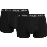 Fila - Boxershorts - Set van 2 - Sportieve Shorts voor Heren - Zacht Stretchkatoen